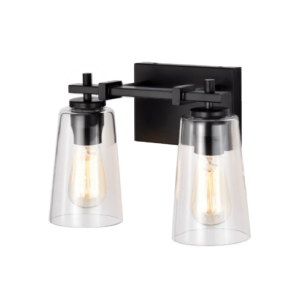 Erie Vanity Satin Nickel Finish