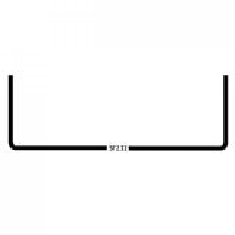 WRAP LENS K12 PRISMATIC CLEAR 0.110in ACRYLIC 47-1/4in x 7-1/4in x 2-1/2 in SF232 STD