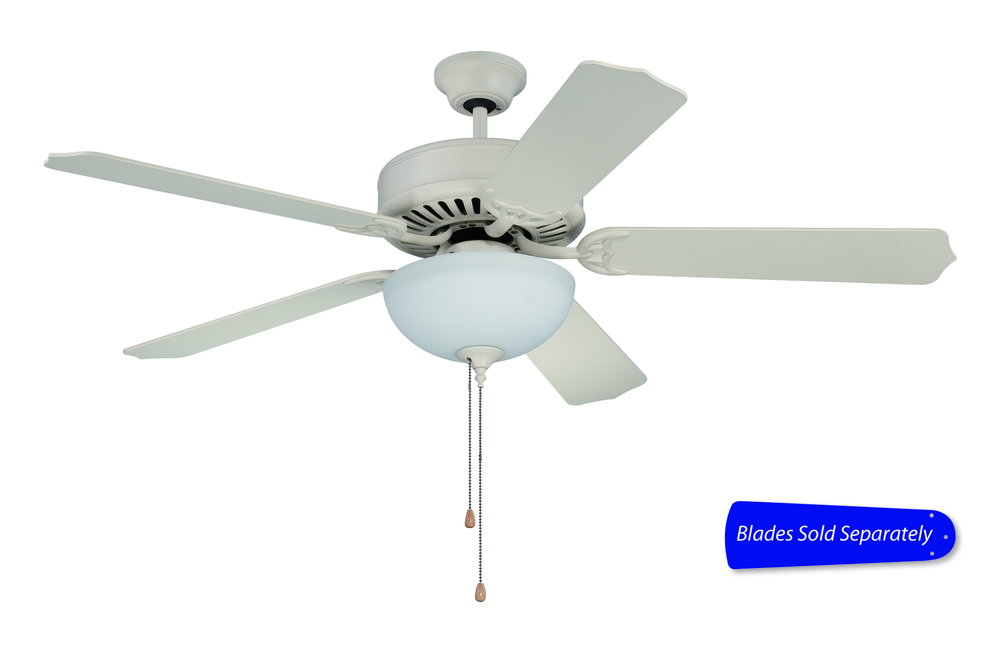 Pro Builder 201 52 Ceiling Fan With Light In Antique White