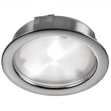 Dainolite PLED-04-SN - Cree 4W 24VDC input 3000K, CRI80+, 40° beam Puck Light, Satin Chrome