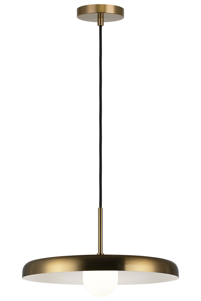 Creston Aged Gold Brass Pendant