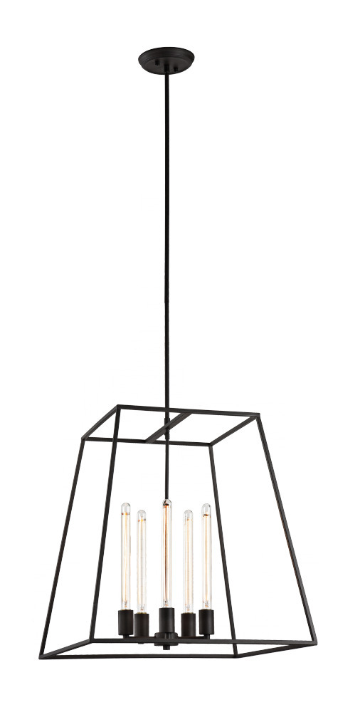 Candor Rusty Black Chandelier