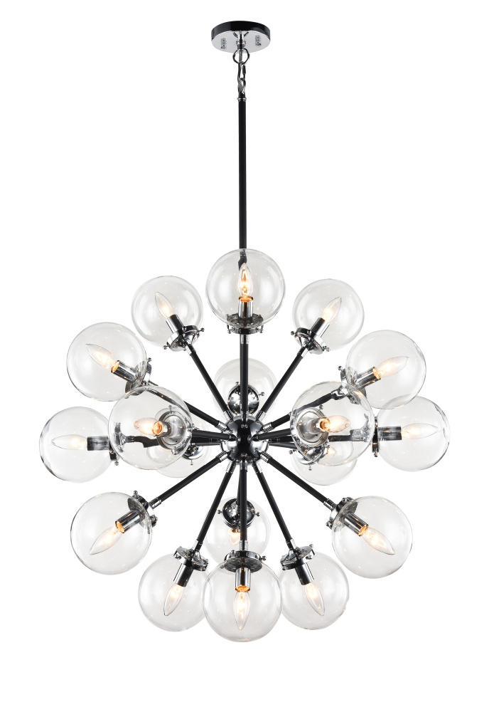Soleil Chrome Chandelier
