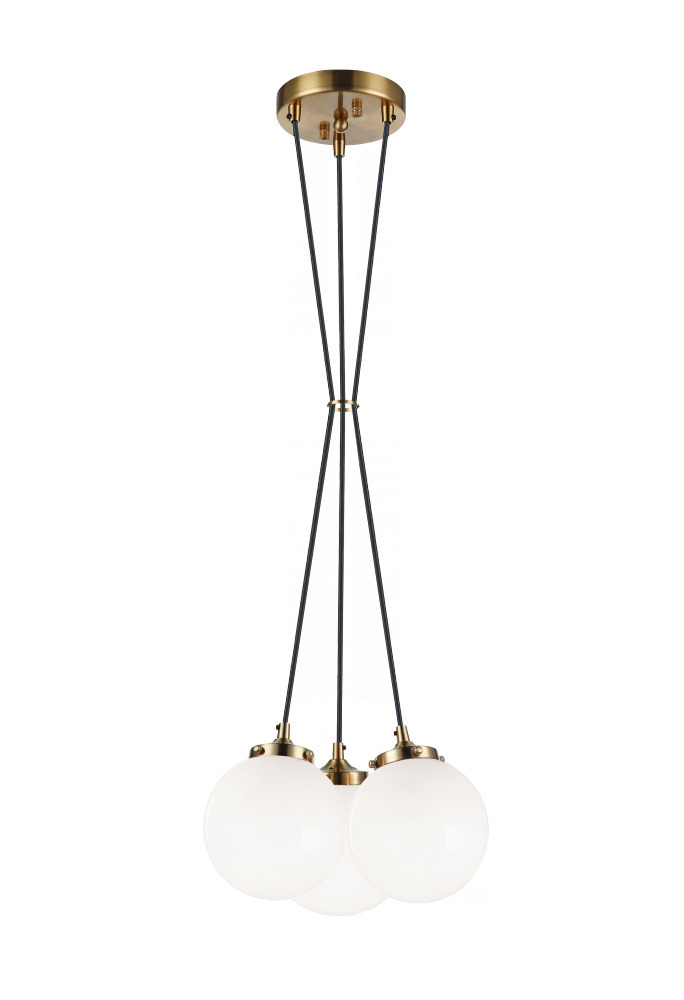 The Bougie Aged Gold Brass Pendant