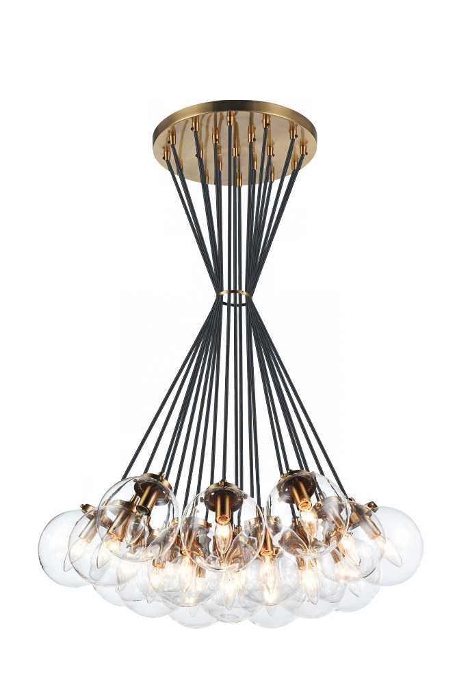 The Bougie Aged Gold Brass Chandelier