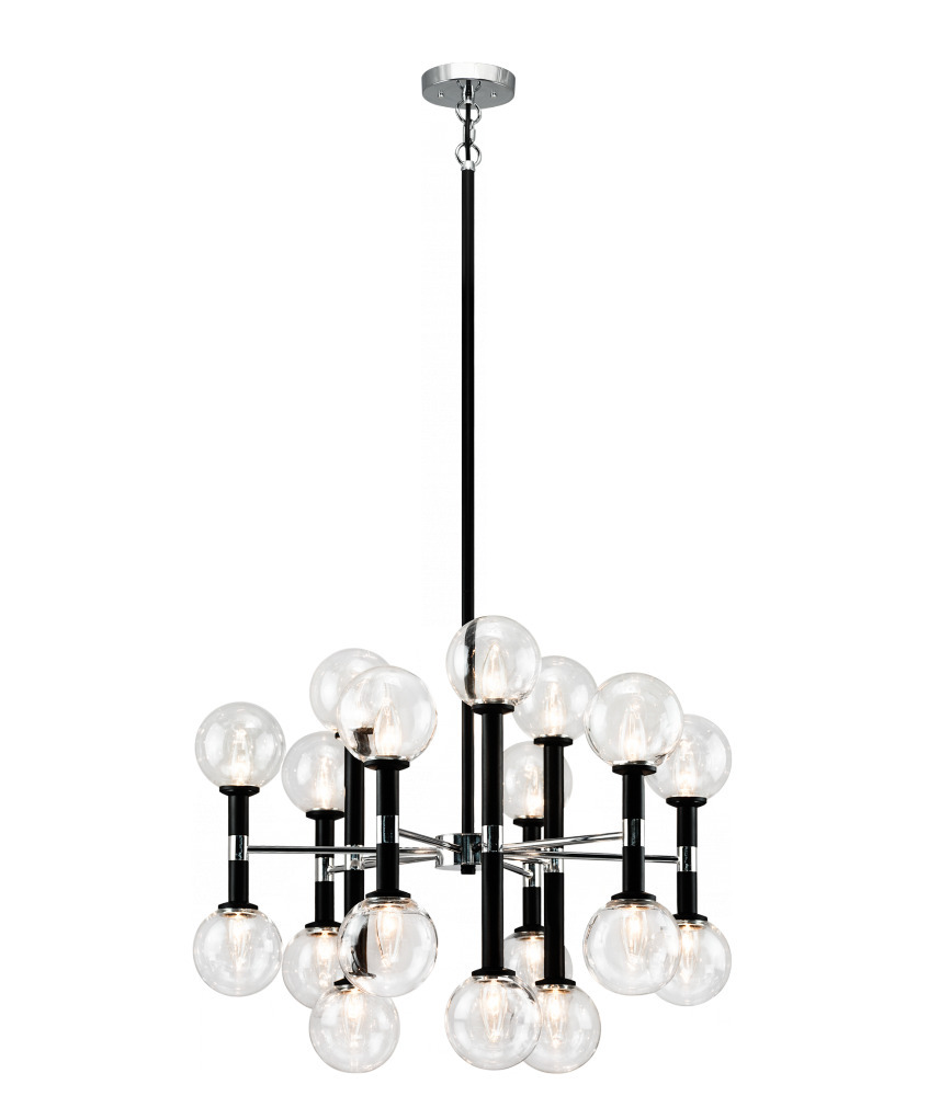 Stellar Black Chandelier