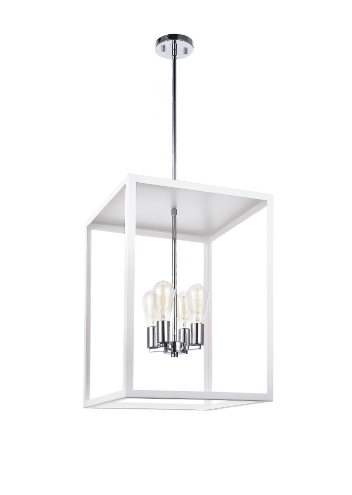 Flare White Chandelier