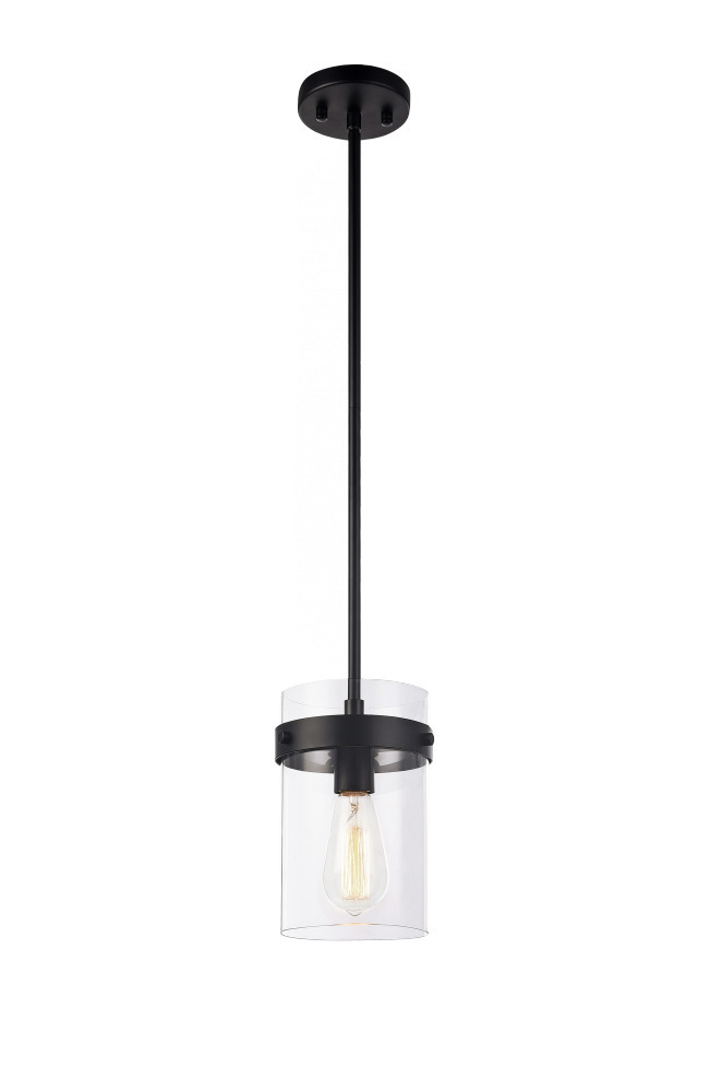 Zale Black Pendant