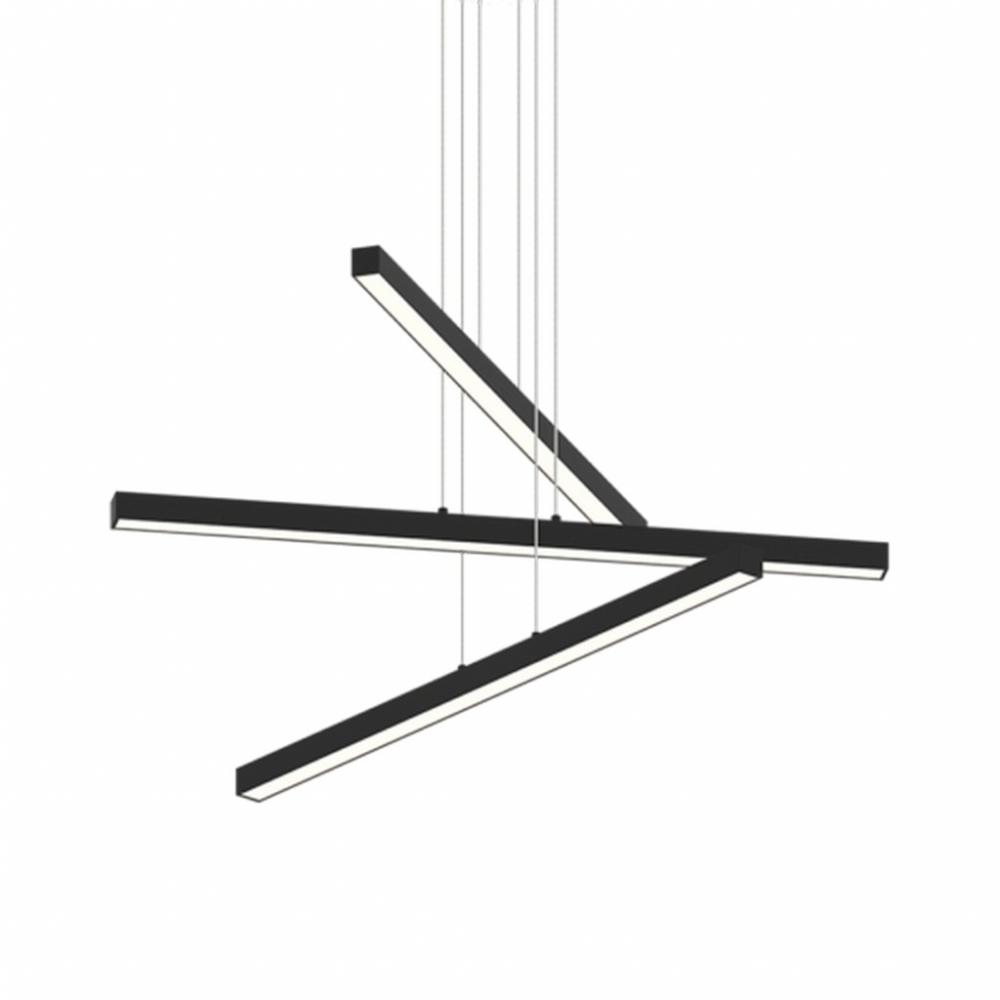 Presley Matte Black Chandelier