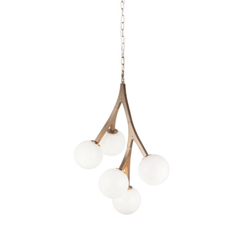 Rami Aged Gold Brass Chandelier