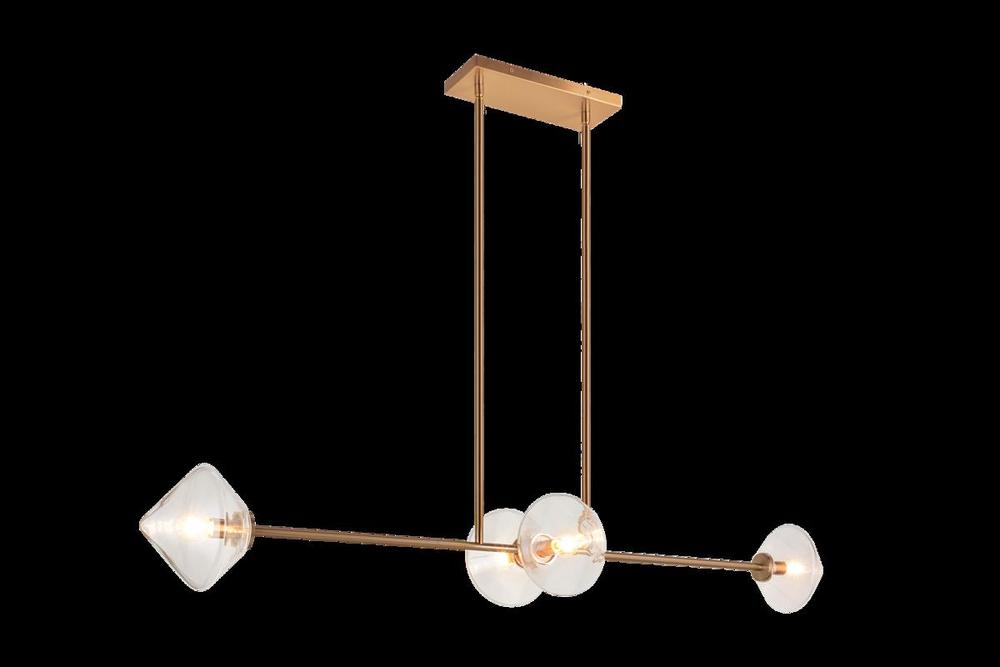 Novo Aged Gold Brass Pendant