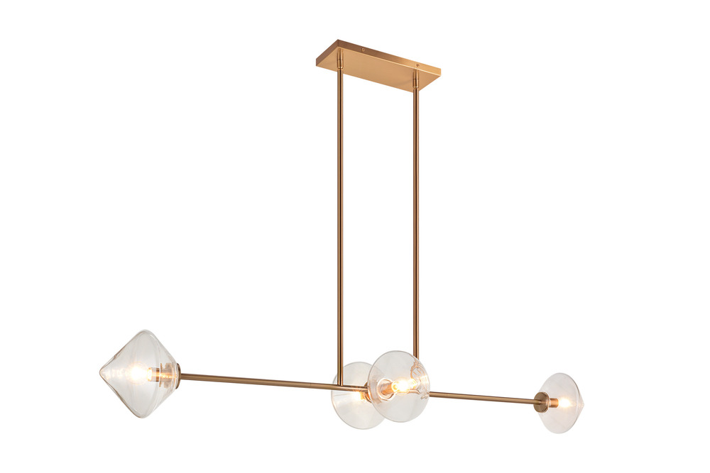 Novo Aged Gold Brass Pendant