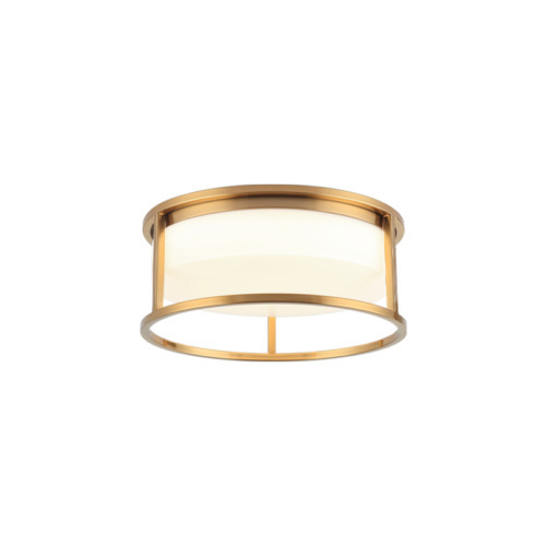 Framerton Aged Gold Brass Ceiling Mount