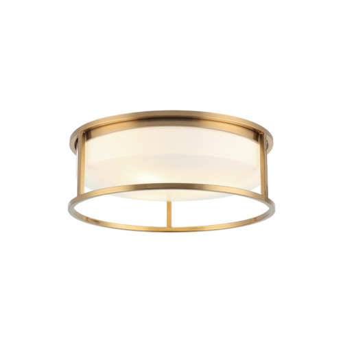 Framerton Aged Gold Brass Ceiling Mount