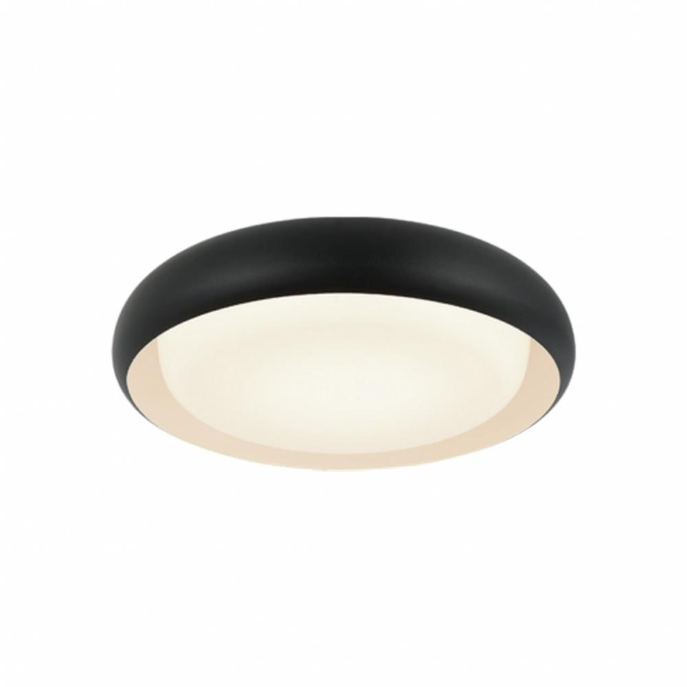 Milia Matte Black Flush Mounts