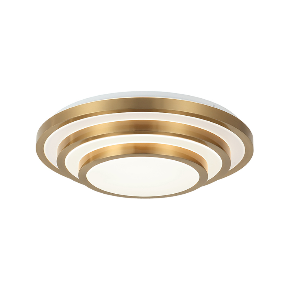 Helix Aged Gold Brass Flush Mounts