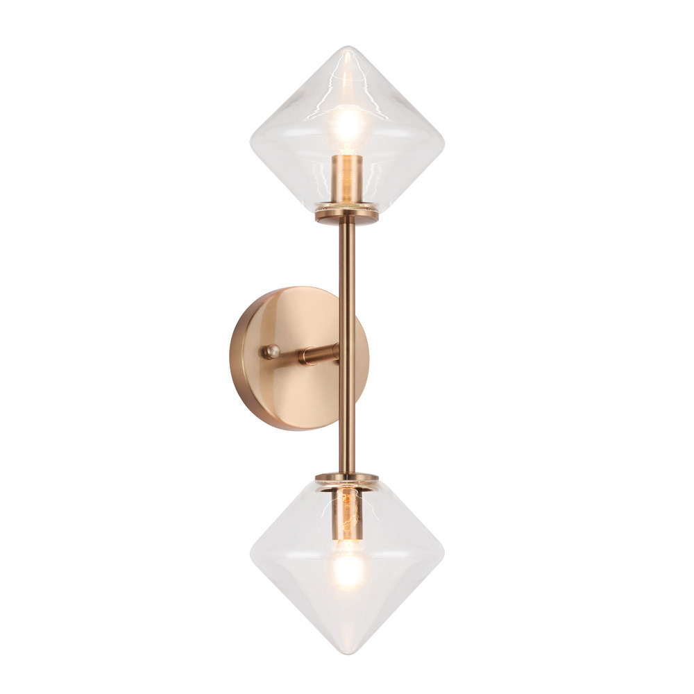 Novo Aged Gold Brass Wall Sconce