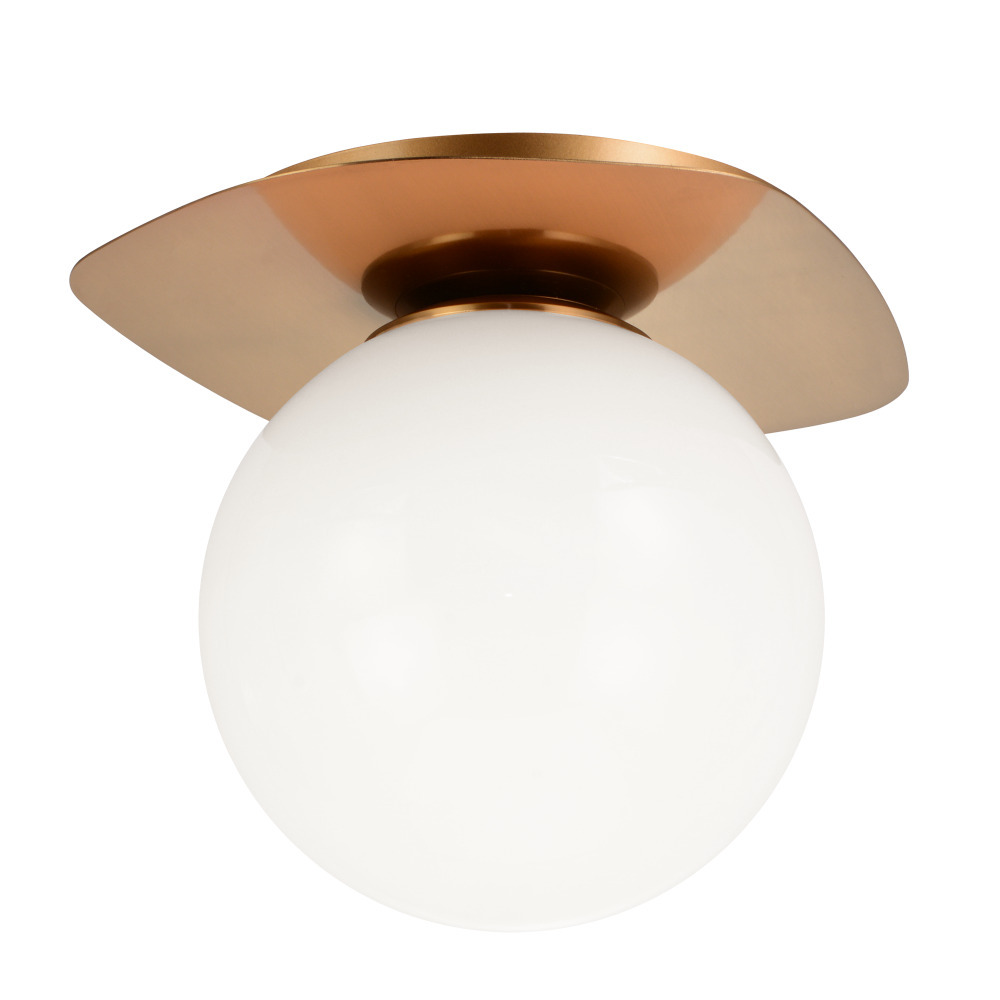 Razz Aged Gold Brass Ceiling Mount