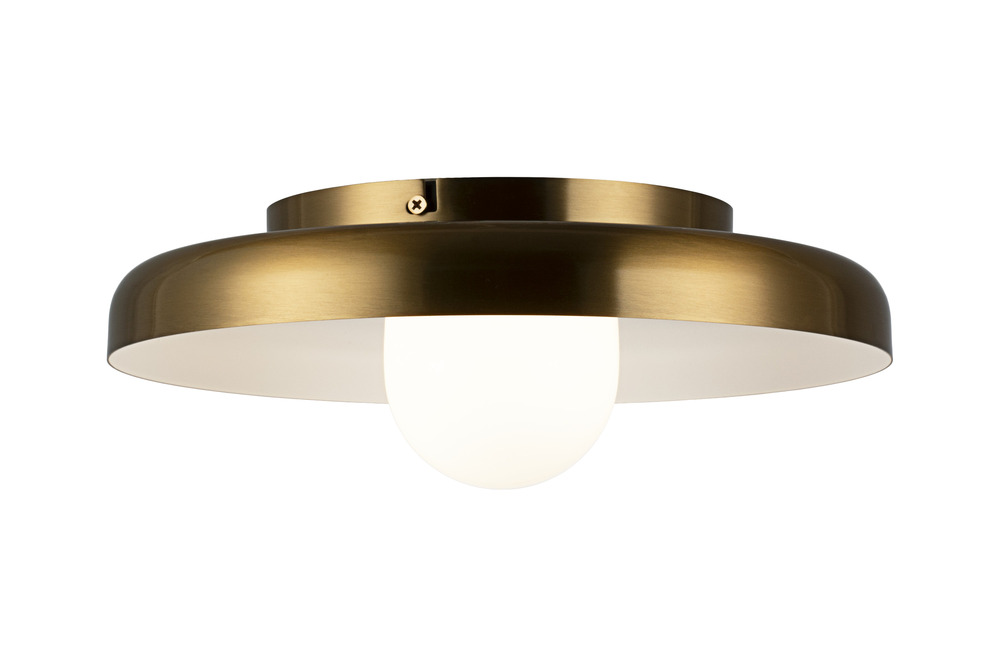 Creston Aged Gold Brass Ceiling Mount