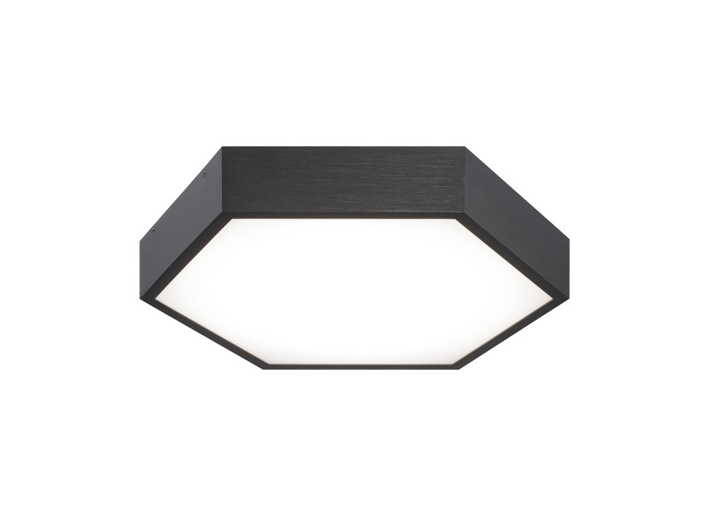 Hexol Oxidized Black Flush Mounts