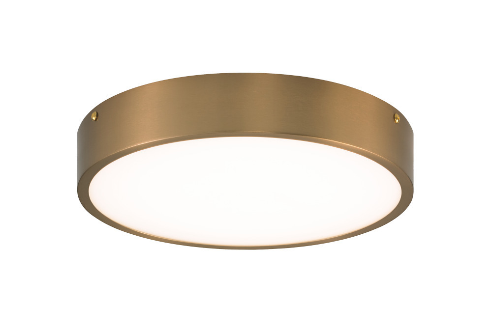 Plato Aged Gold Brass Flush Mounts