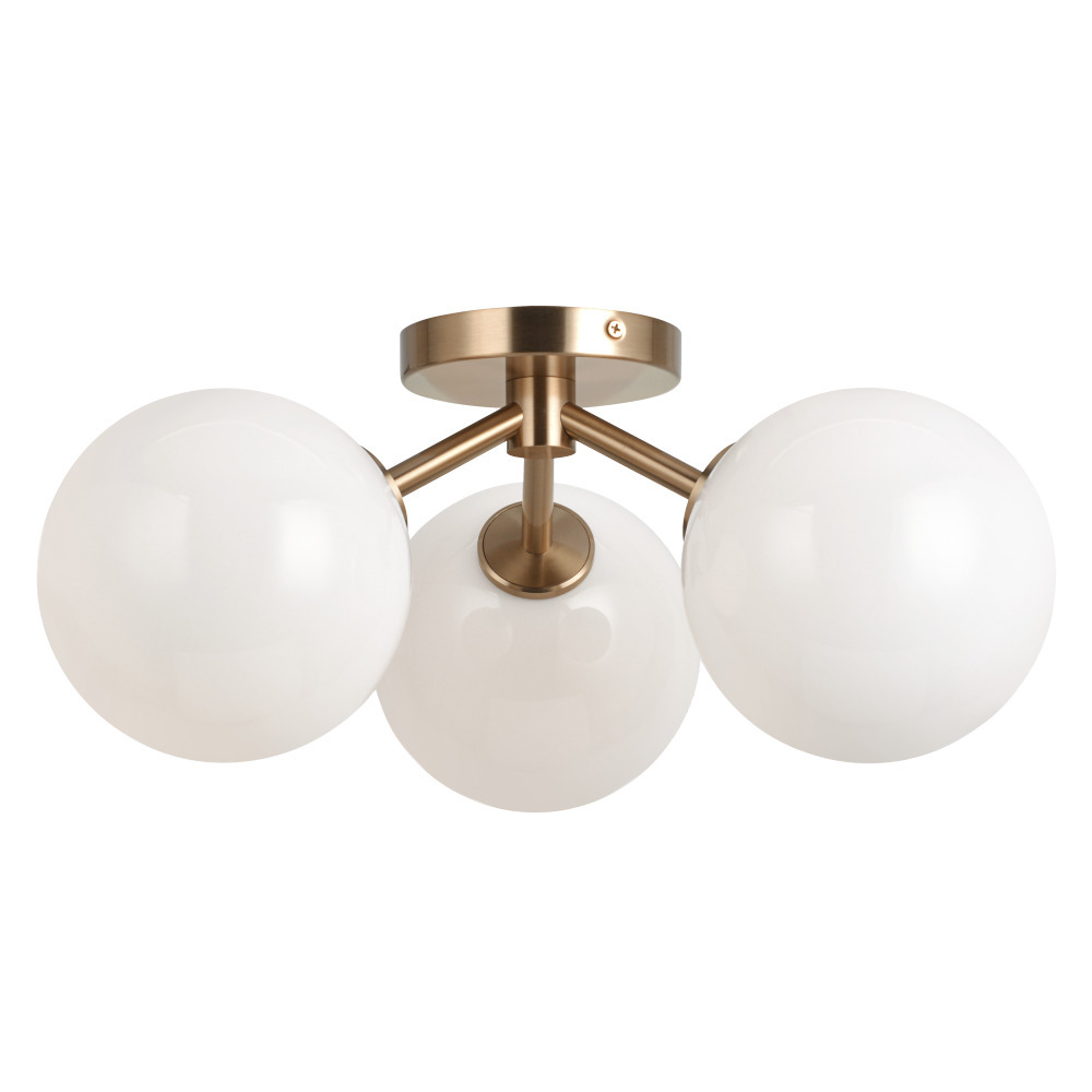 Novo Aged Gold Brass Ceiling Mount