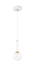 Matteo Lighting C75301AGCL - Stellar Aged Gold Brass Pendant