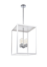 Matteo Lighting C76004WH - Flare White Chandelier