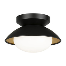 Matteo Lighting M13101BKOP - Hatley Black Ceiling Mount
