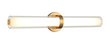 Matteo Lighting S03524AG - Satchie Aged Gold Brass Wall Sconce