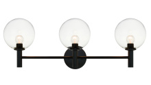 Matteo Lighting S06003BKCL - Cosmo Black Wall Sconce