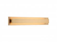 Matteo Lighting S11125AG - 1LT 25" W "Baretta" Aged Gold Wall Sconce