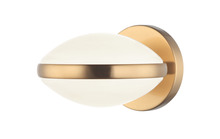 Matteo Lighting W71501AG - Chatoyant Aged Gold Brass Wall Sconce