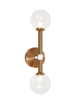 Matteo Lighting W75302AGCL - Stellar Aged Gold Brass Wall Sconce