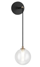 Matteo Lighting W81001CL - Magma Clear Wall Sconce