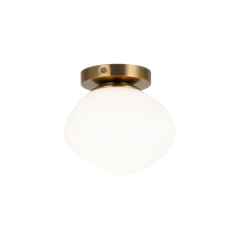 Matteo Lighting WX63601AGOP - Melotte Aged Gold Brass Wall Sconce / Ceiling Mount