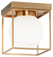Matteo Lighting X03801AG - Squircle Aged Gold Brass Ceiling Mount