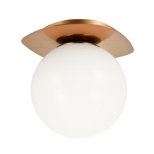 Matteo Lighting X15711AGOP - Razz Aged Gold Brass Ceiling Mount