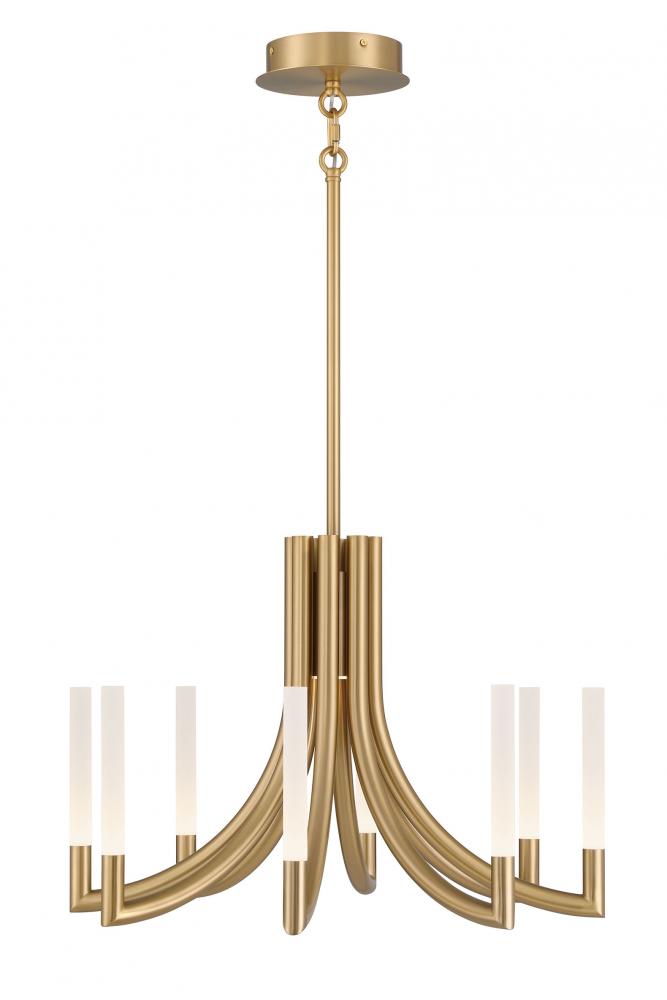 Olette-Chandelier-8Lt-24In-GD-Fr