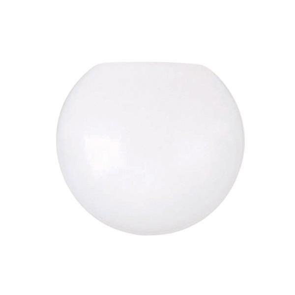 Neckless Poly Globe Shade; 8 inch Diameter; 4 inch Opening