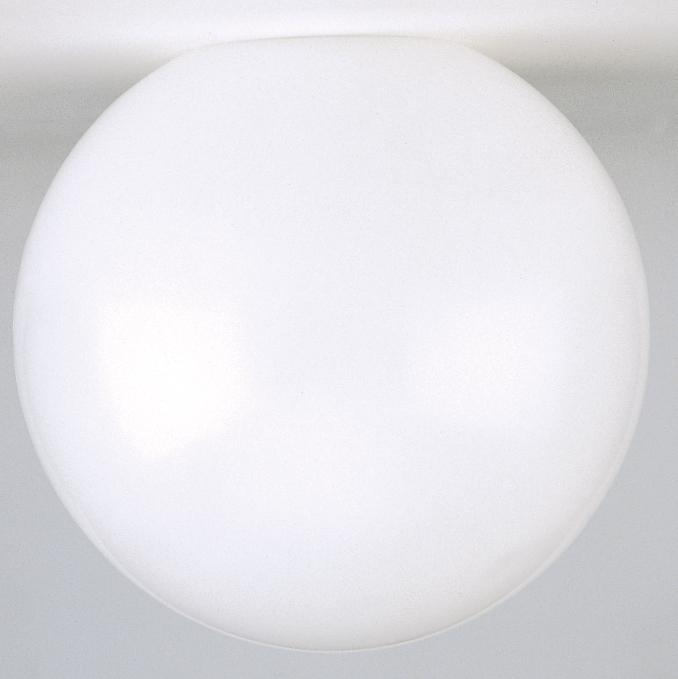 Neckless Poly Globe Shade; 12 inch Diameter; 5-1/4 inch Opening