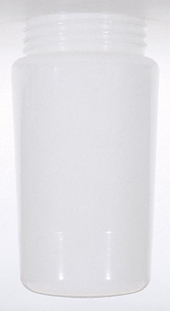 Lexan Prismatic Cylinder; 3-11/64 inch Fitter; 6-1/4 inch Height; 3-3/4 inch Diameter