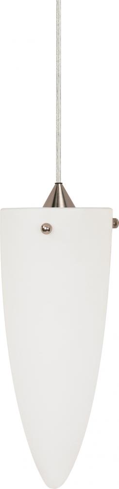 1 Light - 4" - Halogen Pendant - Arctic White Cone