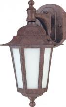 Nuvo 60/2205 - 1-Light Outdoor Wall Lantern (Arm Down) with Photocell in Old Bronze Finish and Frosted Glass (1)