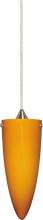 Nuvo 60/656 - 1 Light - 4" - Halogen Pendant - Butterscotch Cone