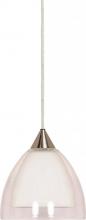 Nuvo 60/661 - 1 Light - 5" - Halogen Pendant - Arctic White / Crystal Bullet