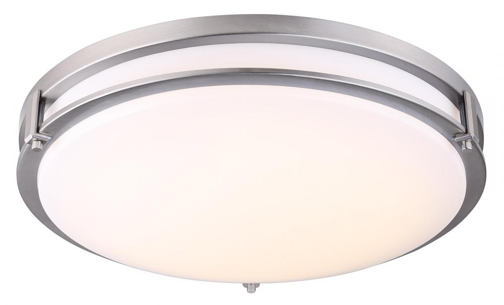Gilda, 19" LED Flush, Acrylic, 38W LED (Int.), Dimmable, 3000K 2450Lumens