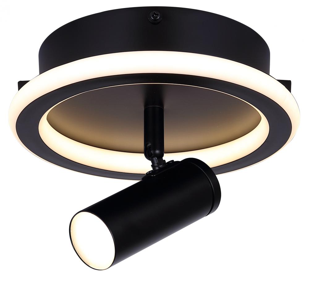 Denver 1 Light Black Ceiling/Wall Light