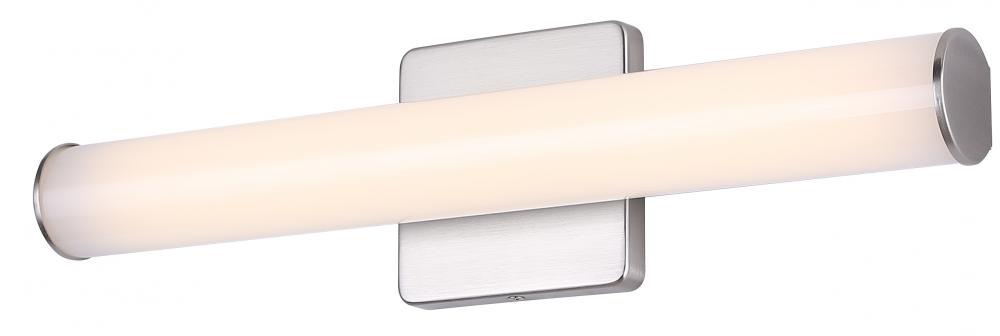 Osten 1 Light Brushed Nickel Integrated LED Vanity