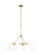 Visual Comfort & Co. Studio Collection AEC1036BBSMWT - Tresa Six Light Chandelier